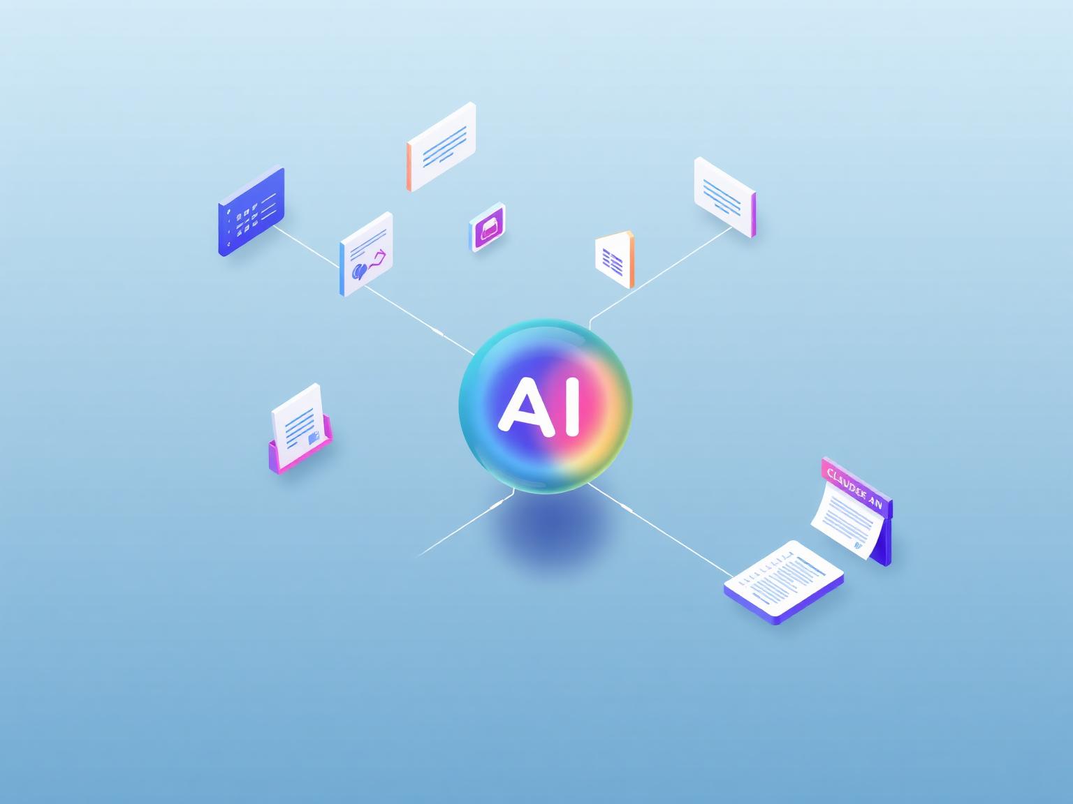Business workflows — emails, invoices, documents, and schedules — flowing into AI automation